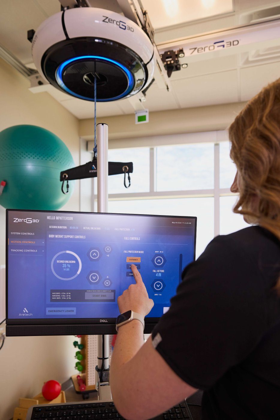 ZeroG 3D touchscreen interface