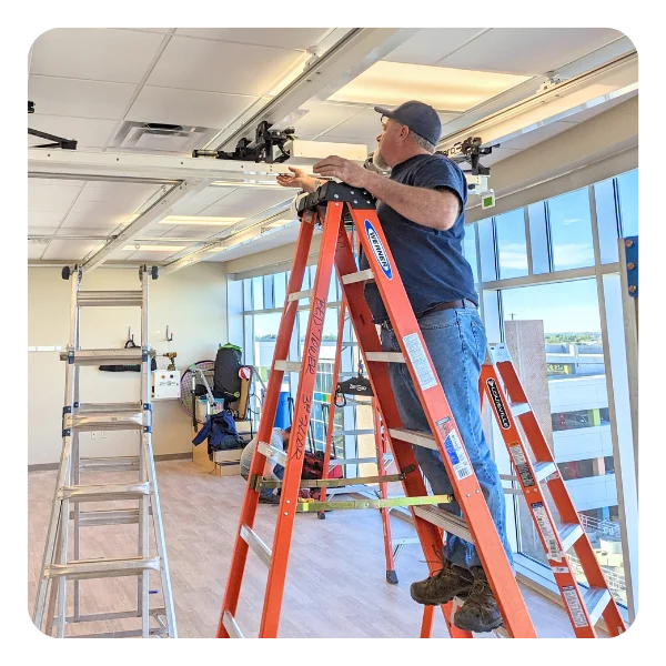 Experienced crew completing the install